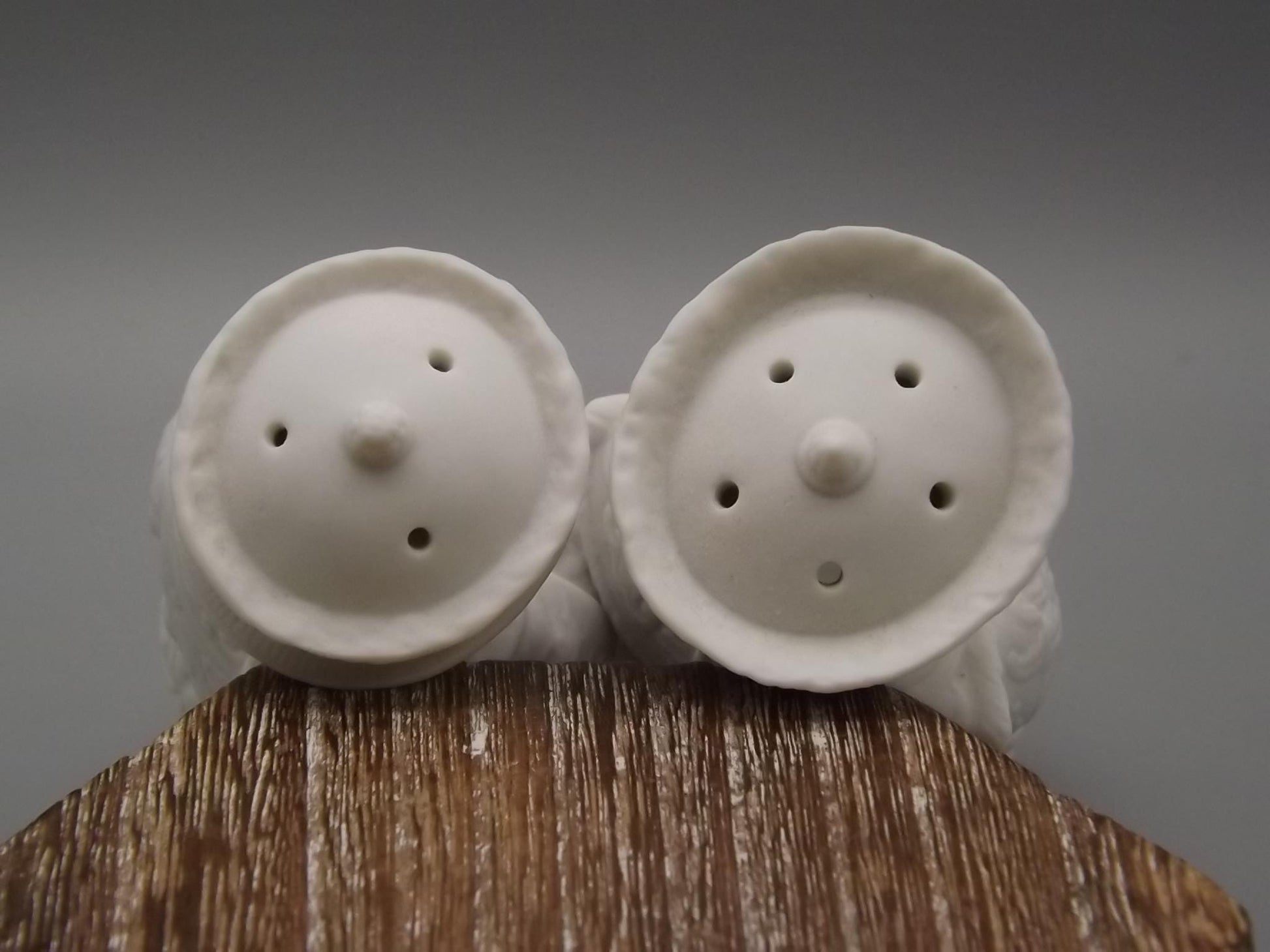 Vintage Lladro Oriental Salt & Pepper Shakers - Privilege Gold Series