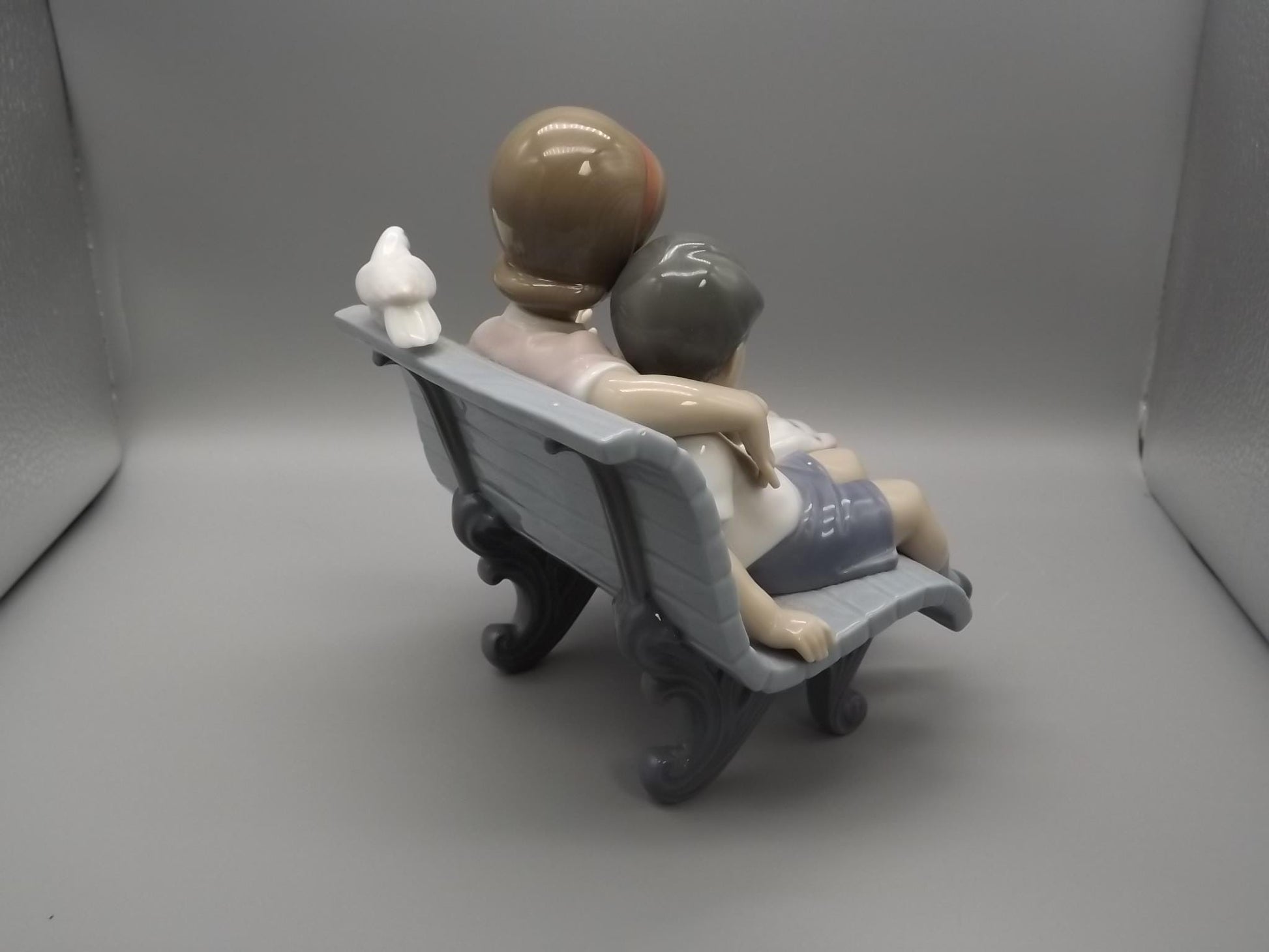 Vintage Lladro Figurine: "Surrounded by Love" #6446, Children and Dog, Artist Signed