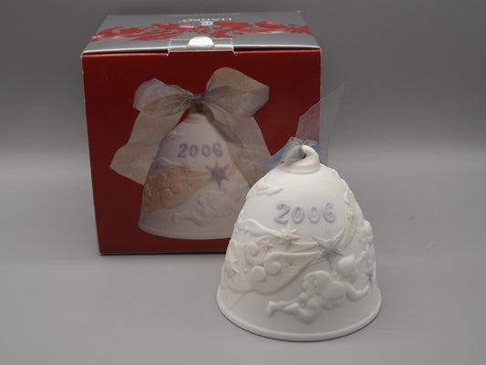 Vintage Lladro Christmas ornament bell Figurine #18222 with Box.