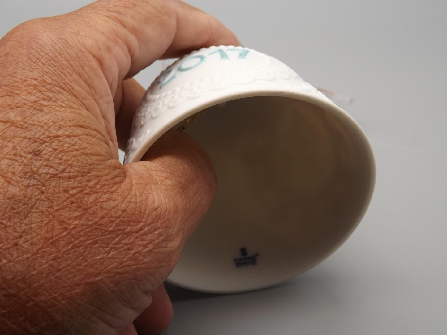 Vintage Lladro Christmas ornament bell Figurine #18426 with Box.