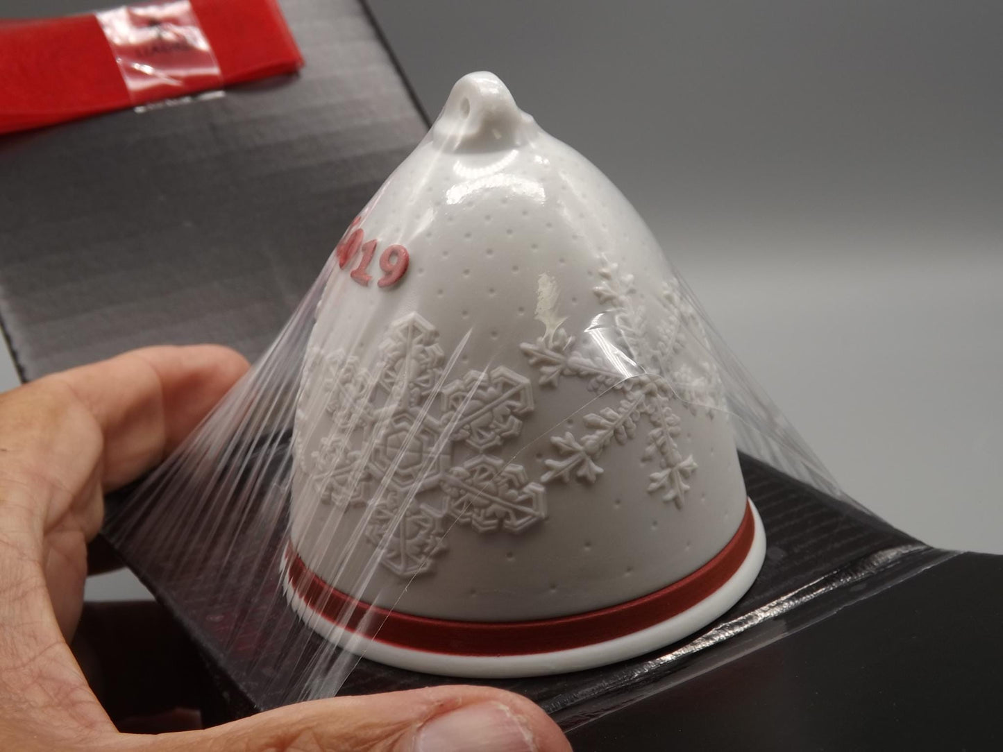 Vintage Lladro Christmas ornament bell Figurine #18448 with Box.