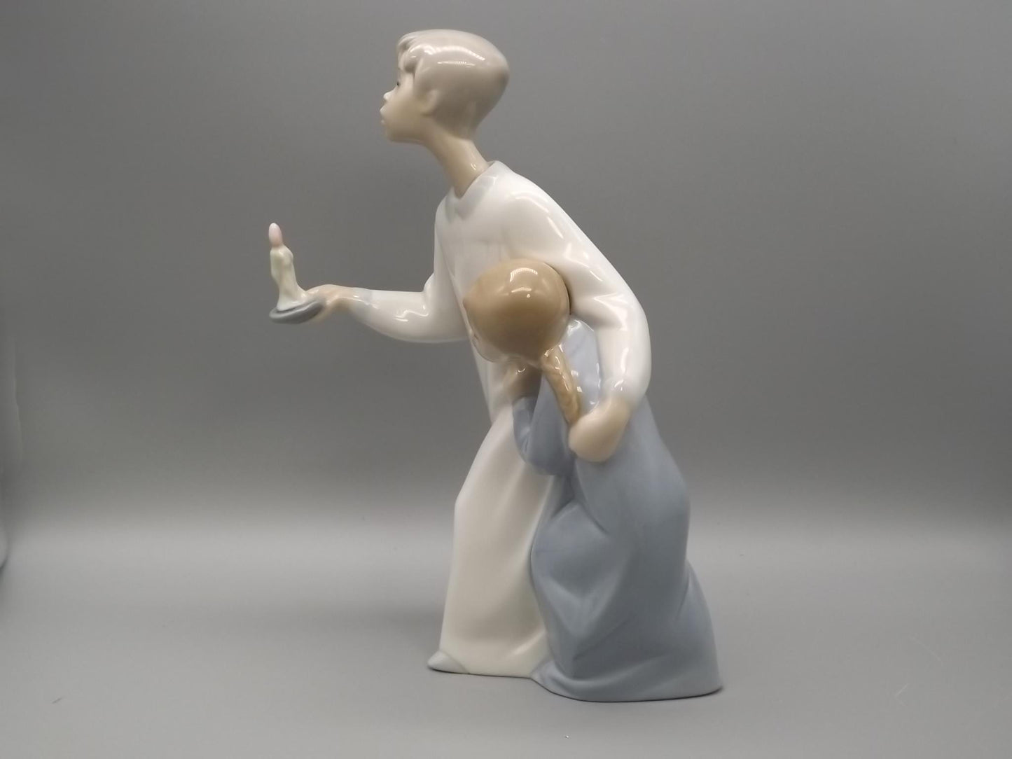 Vintage Lladro Children in Nightshirts Figurine #4874 - 1974 with Original Box