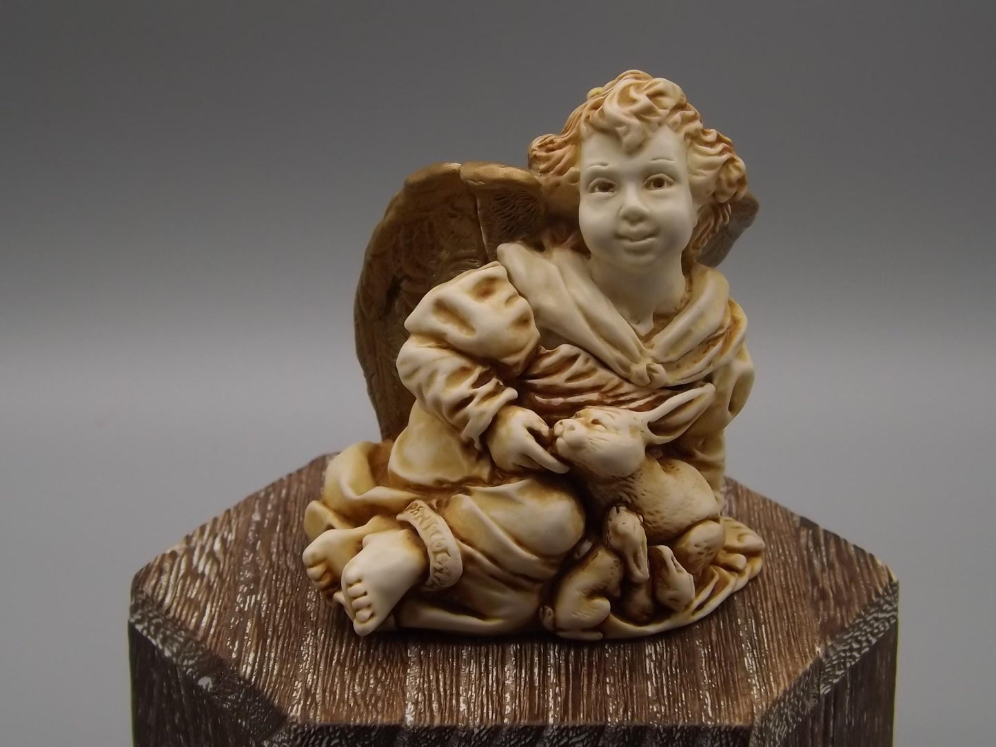 Harmony Kingdom Angelique Jest Figurine: Joi De Vivre, 1996 Retired Edition