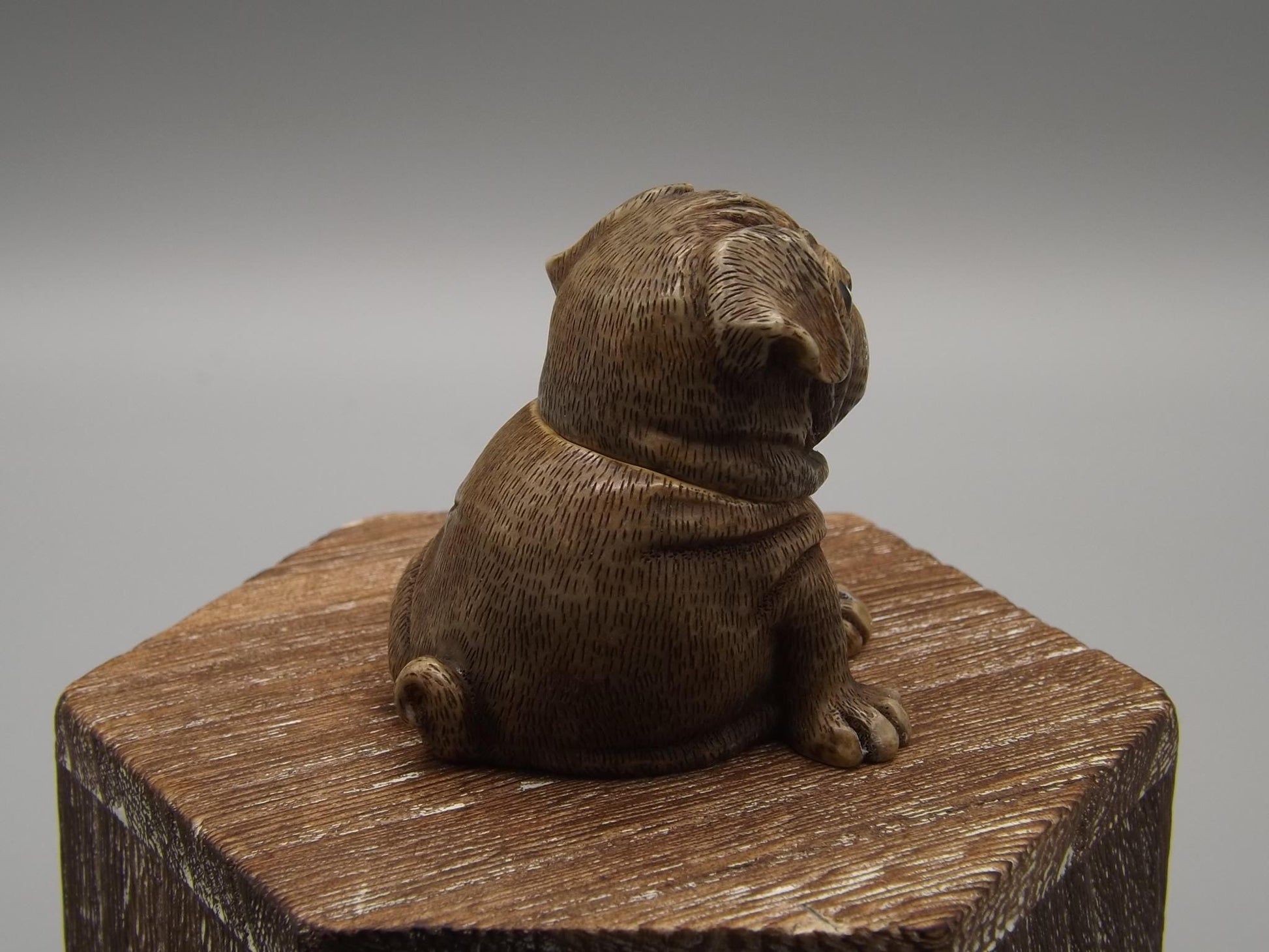 Harmony Kingdom Pot Bellys "Blackie" Pug Figurine