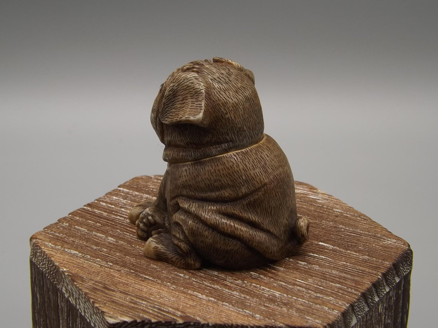 Harmony Kingdom Pot Bellys "Blackie" Pug Figurine