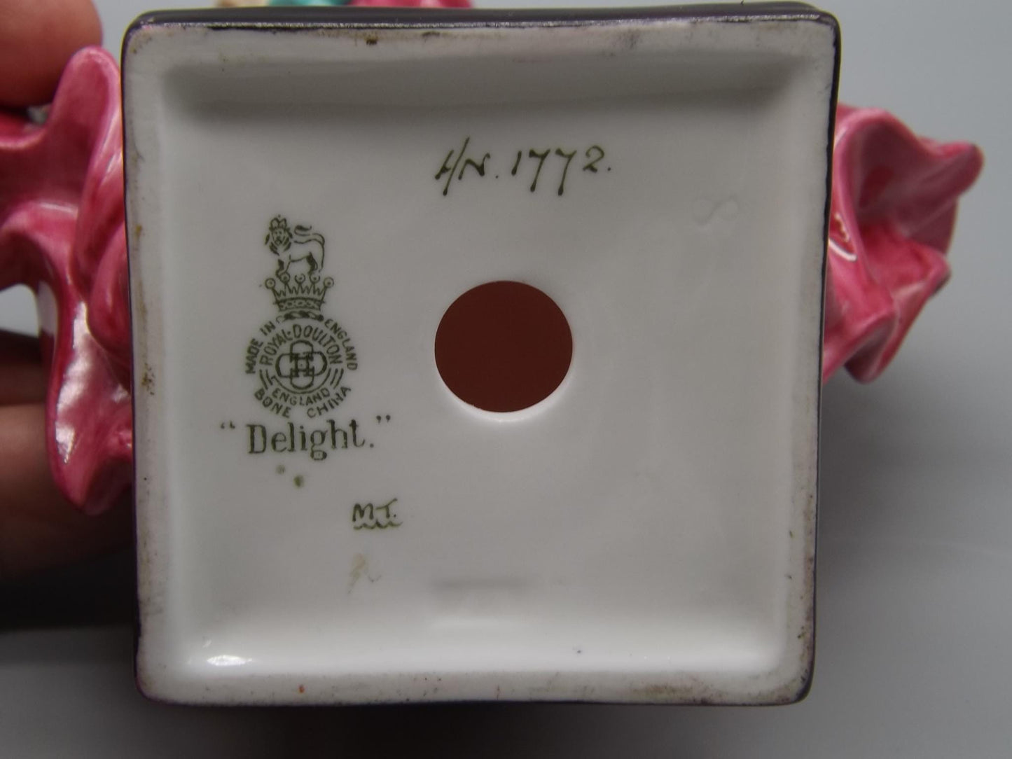 Vintage Royal Doulton Figurine: "Delight" HN 1772, Hand-Decorated