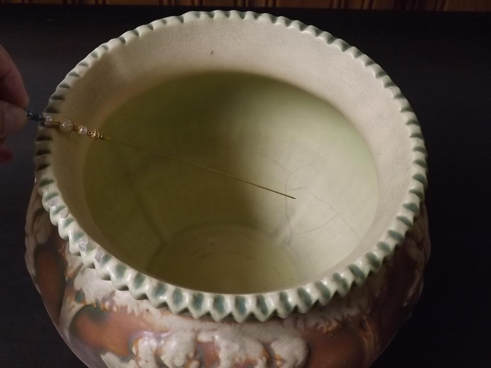 Roseville Circa 1900 - 1919 Jardiniere with pedestal base - Very Rare