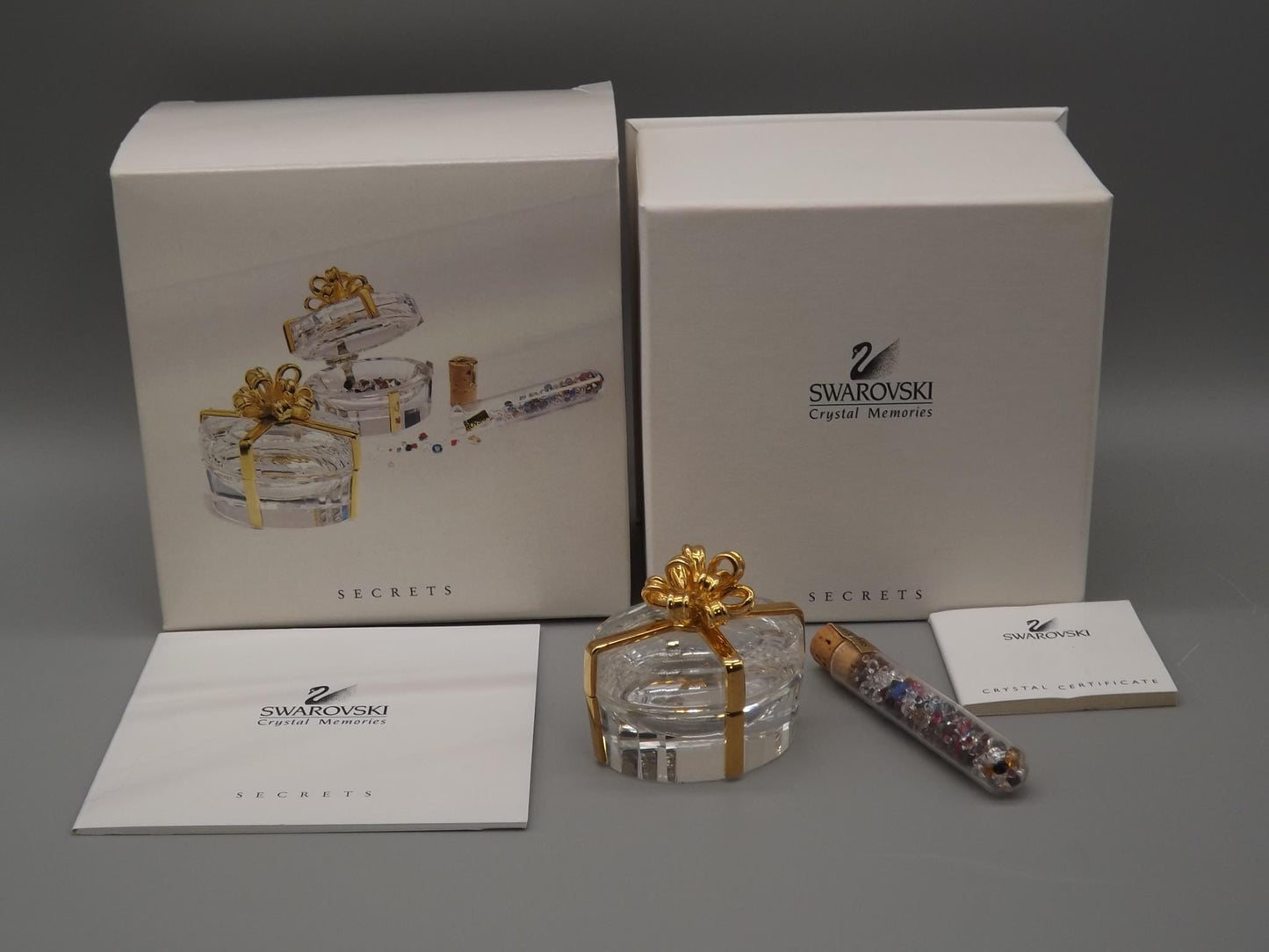 Vintage Swarovski Crystal Memories Gift/Jewelry box Figurine with Box