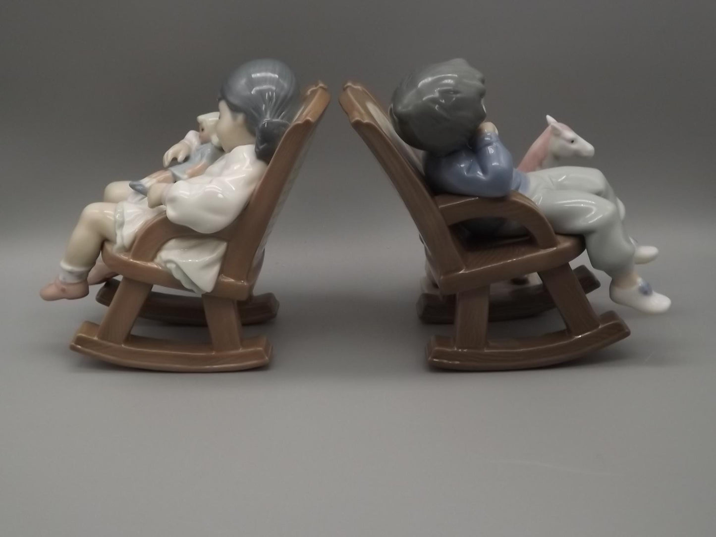 Vintage Lladro Figurines: Naptime & All Tuckered Out - Childhood Collection