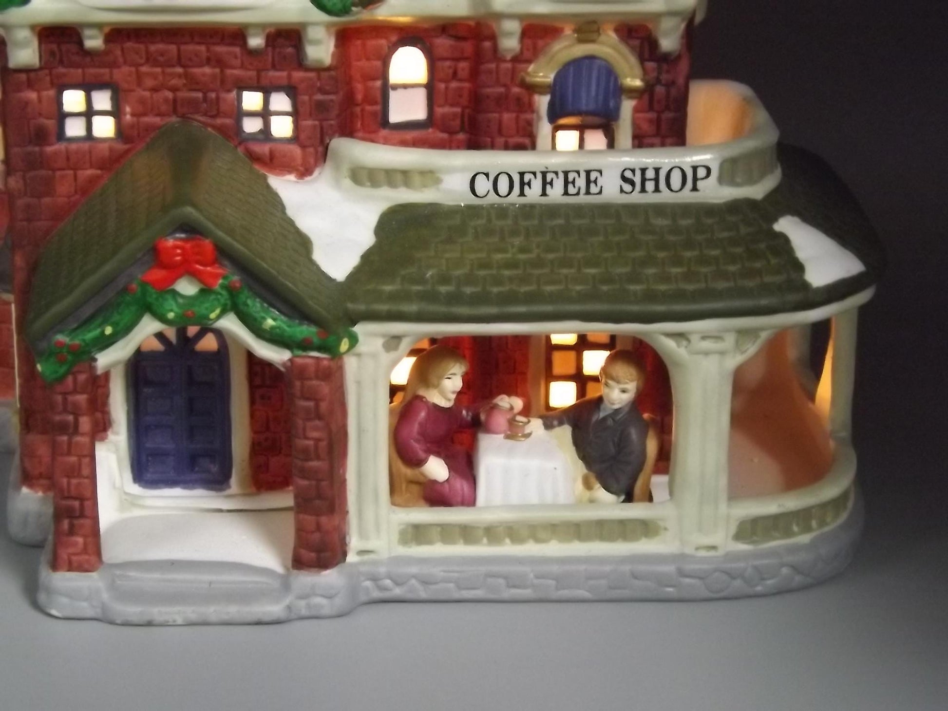 Vintage 1996 Dickens Keepsake Beauty and Coffee Shop