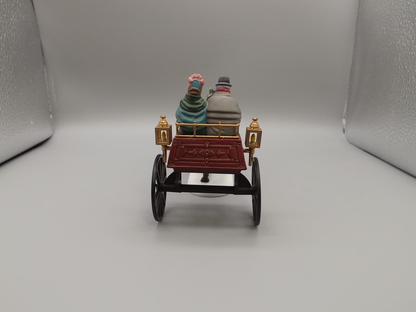 Vintage Heritage Village Collection Red Christmas Sulky yuletide decoration