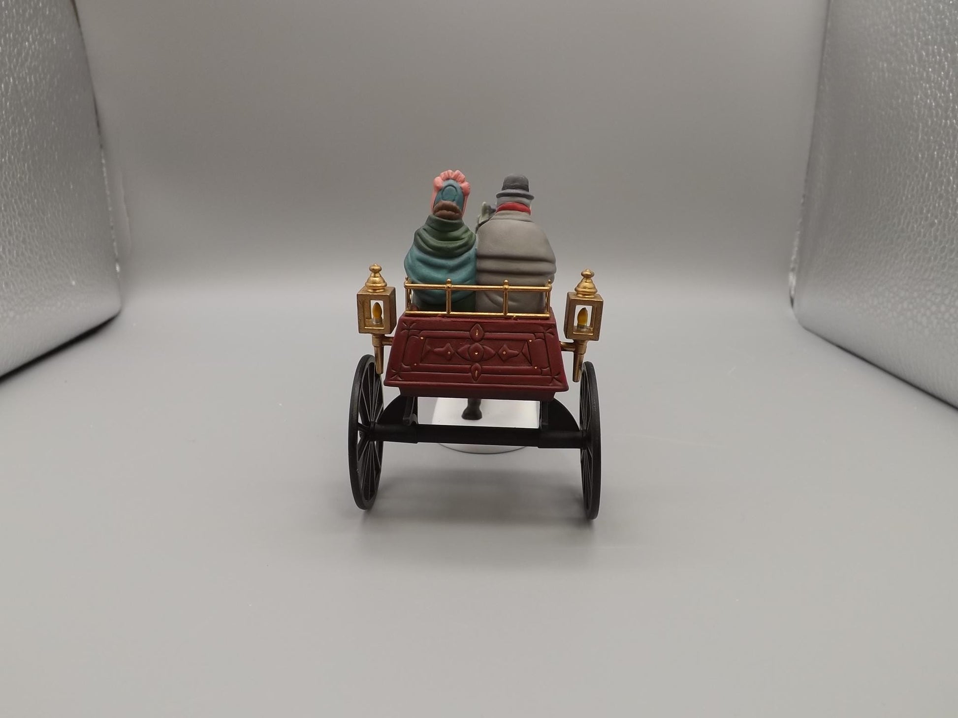 Vintage Heritage Village Collection Red Christmas Sulky yuletide decoration