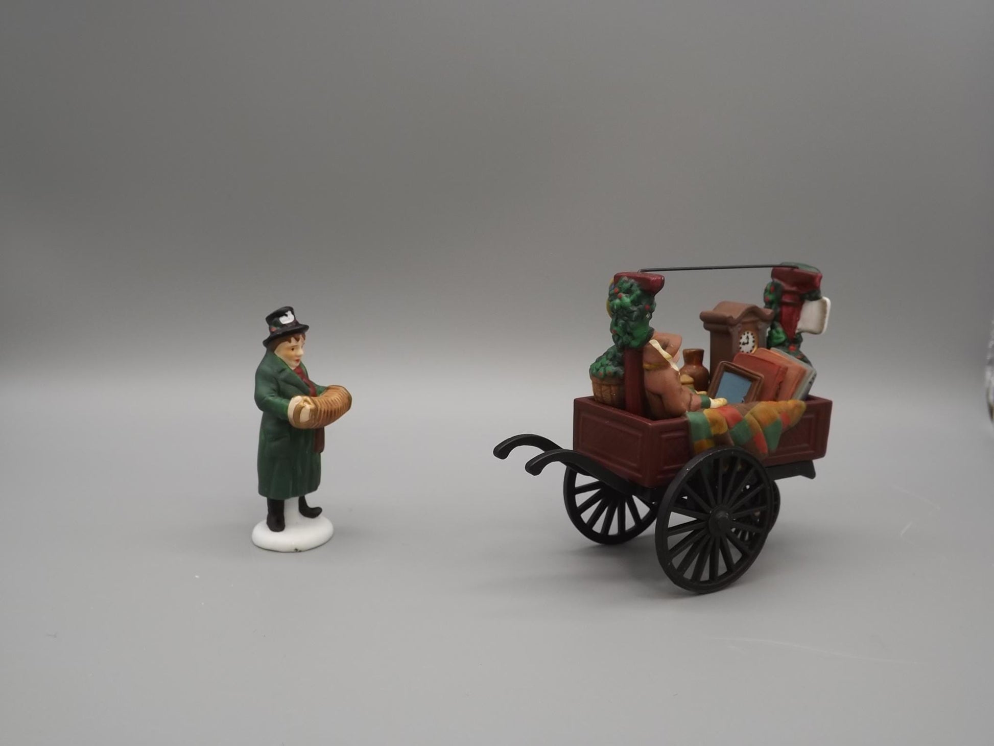 Vintage Heritage Village Collection Chelsie Market Curiosities yuletide decoration