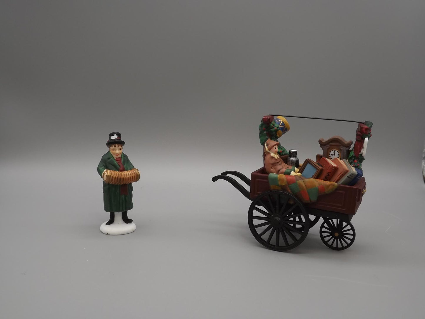 Vintage Heritage Village Collection Chelsie Market Curiosities yuletide decoration