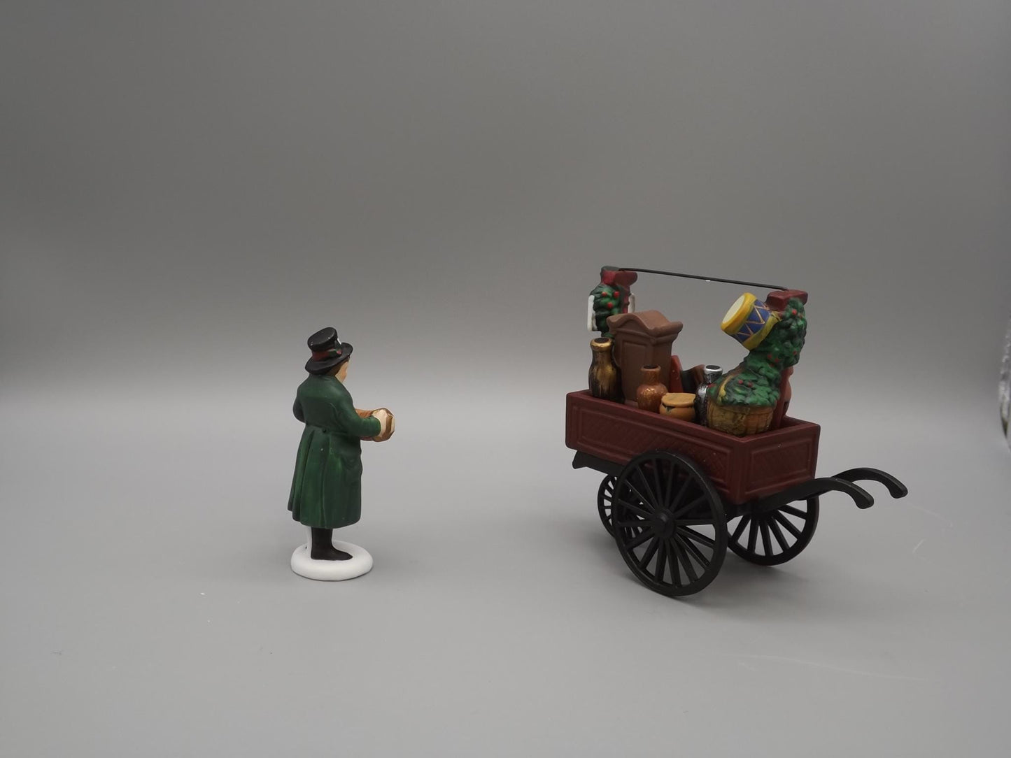 Vintage Heritage Village Collection Chelsie Market Curiosities yuletide decoration