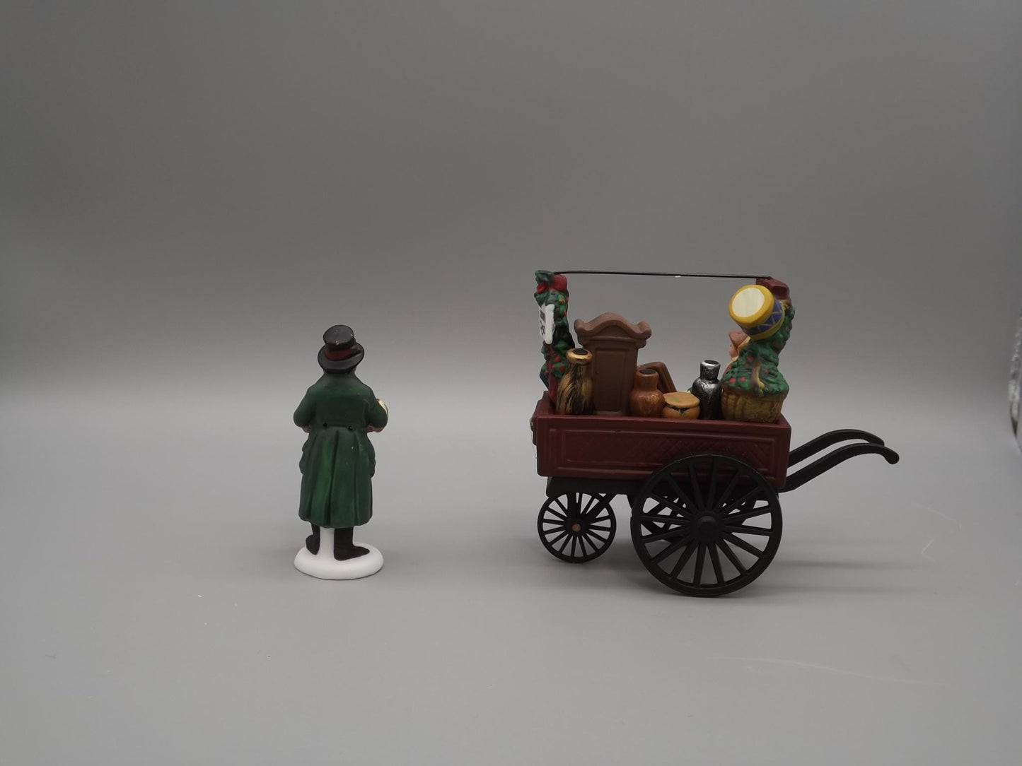 Vintage Heritage Village Collection Chelsie Market Curiosities yuletide decoration