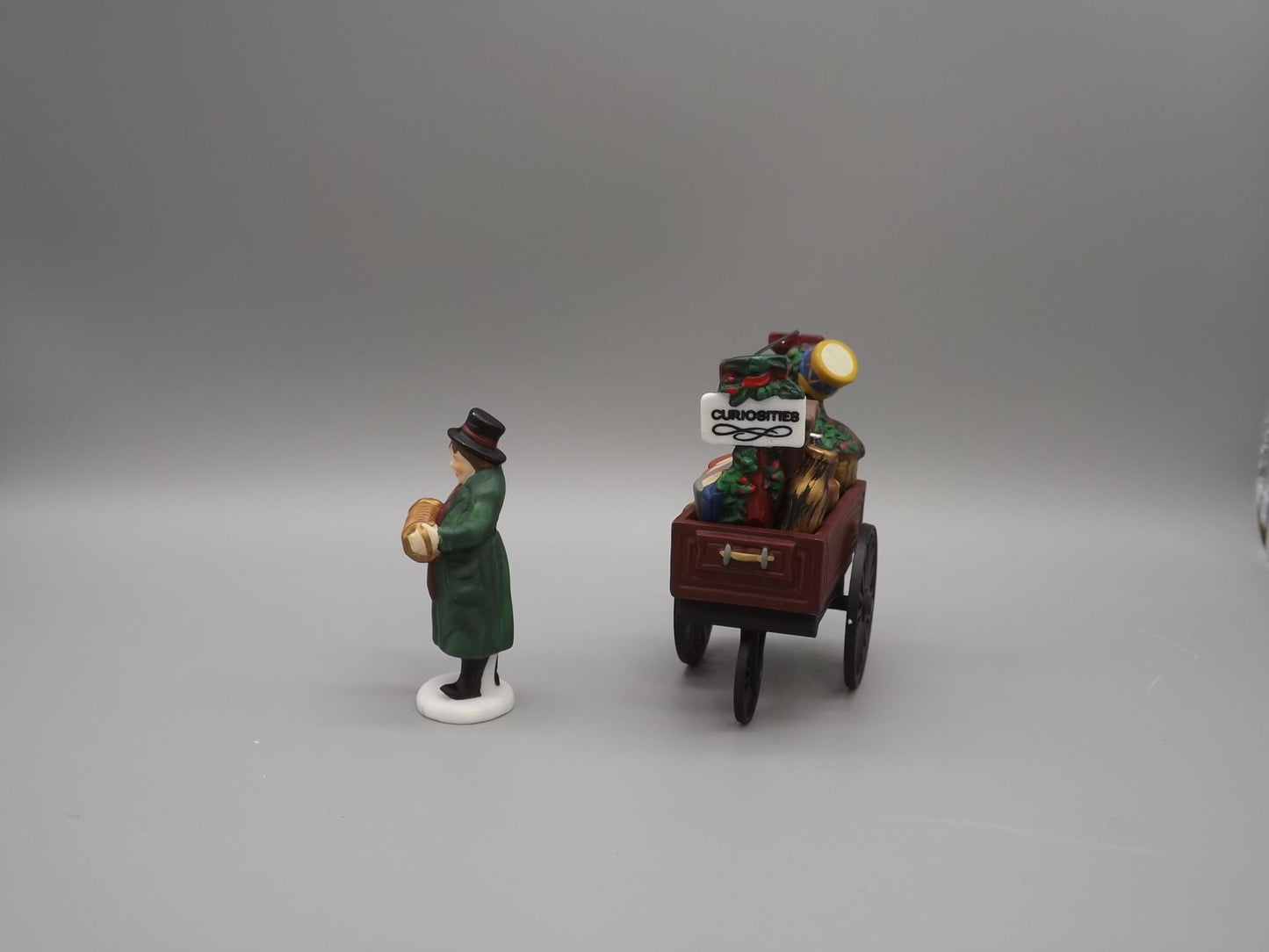 Vintage Heritage Village Collection Chelsie Market Curiosities yuletide decoration