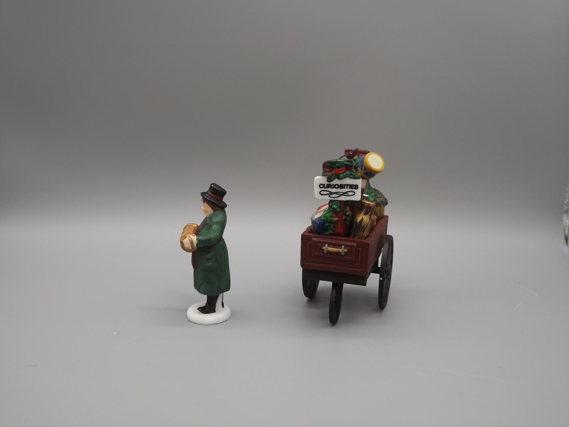 Vintage Heritage Village Collection Chelsie Market Curiosities yuletide decoration