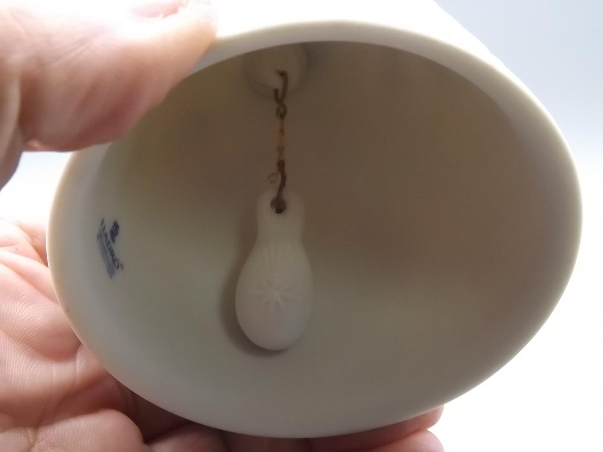 Vintage 2000 Lladro Christmas ornament bell Figurine #16700 (2000) with Box.