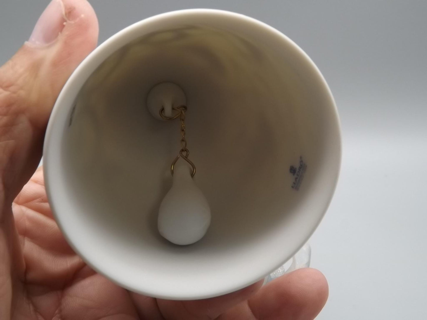 Vintage Lladro Christmas ornament bell Figurine #17617 with Box.