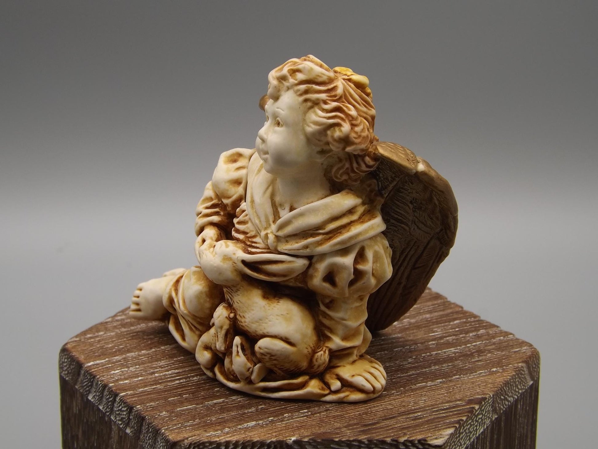 Harmony Kingdom Angelique Jest Figurine: Joi De Vivre, 1996 Retired Edition