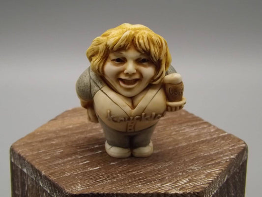 Harmony Kingdom Pot Bellys "Beer Babe" Bartender Figurine