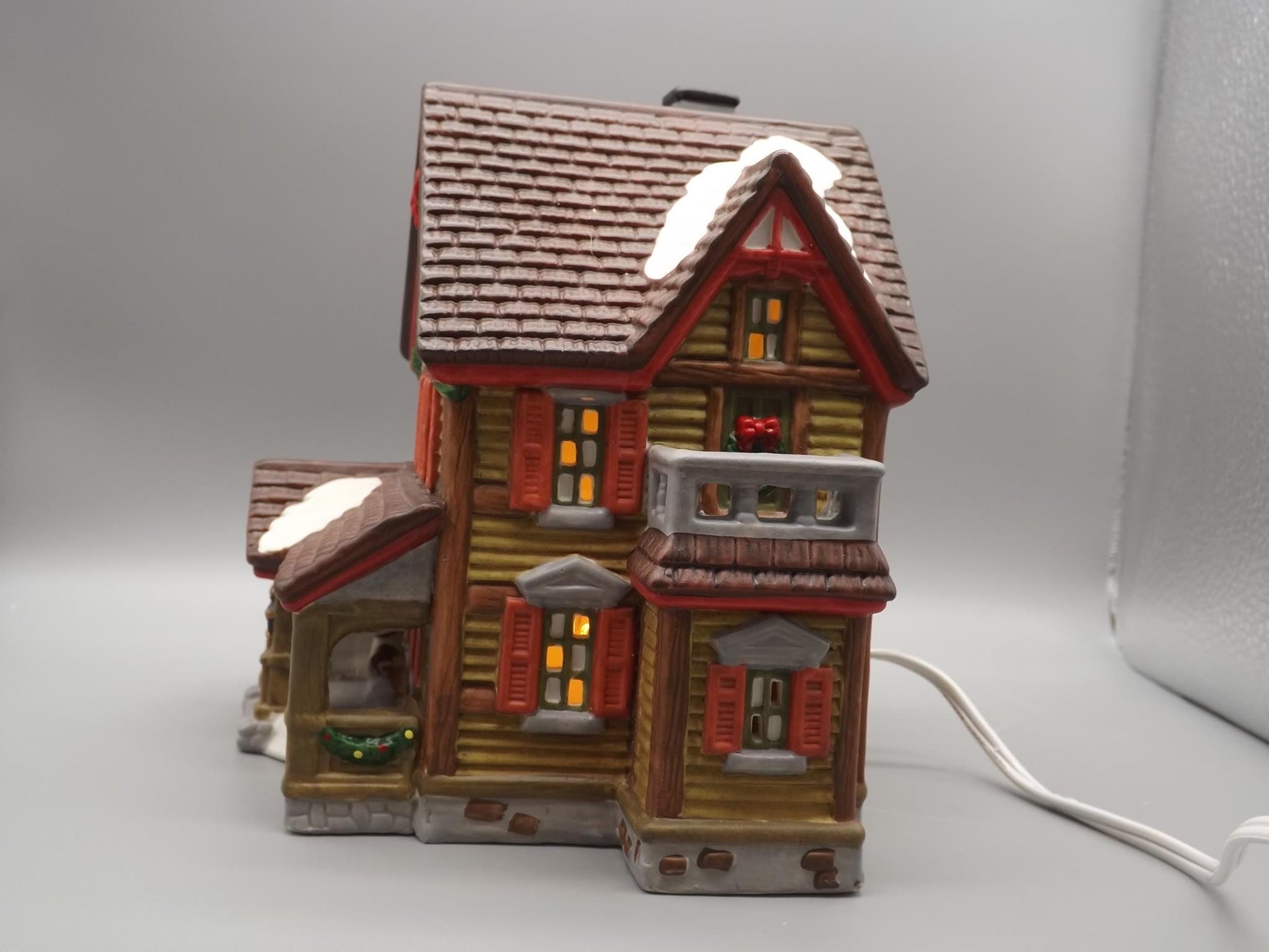 Vintage 1996 Dickens Keepsake Eatery Shop yuletide decoration