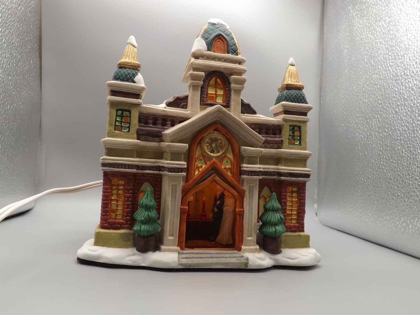 Vintage 1997 Porcelain Church yuletide decoration