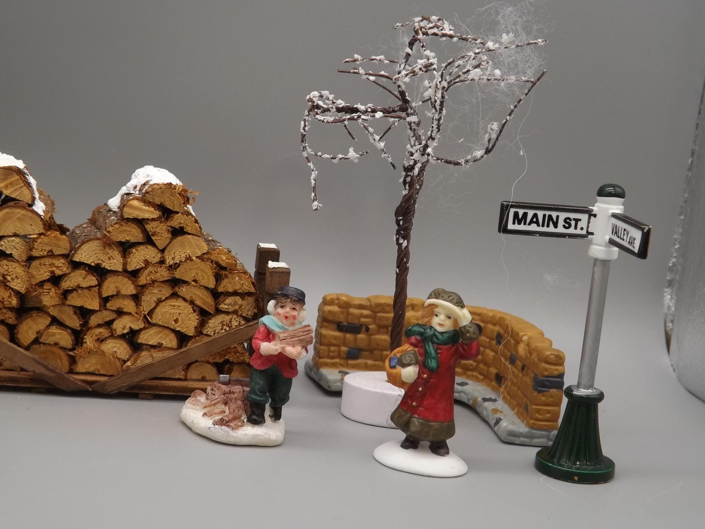 A collection of 10 diorama Christmas scene pieces.
